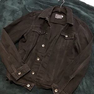 Topman Black Jean Jacket